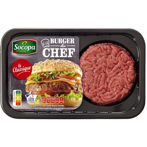 Socopa Burger Du Chef 2x125g
