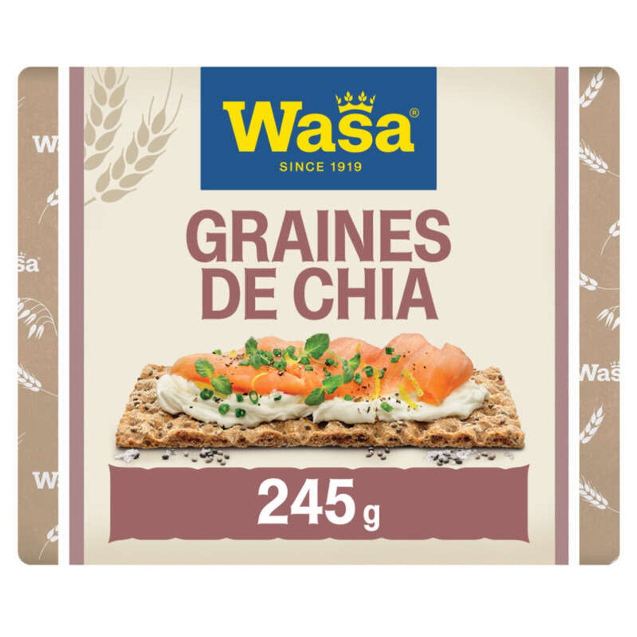 Wasa Tartine Croustillante Sensation aux graines de chia & touche de ...