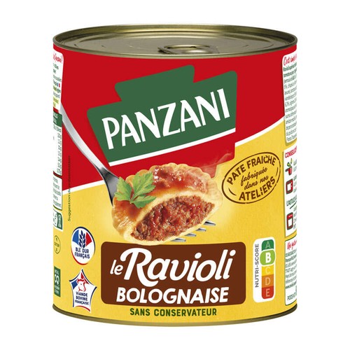 Panzani Ravioli sauce bolognaise 800g