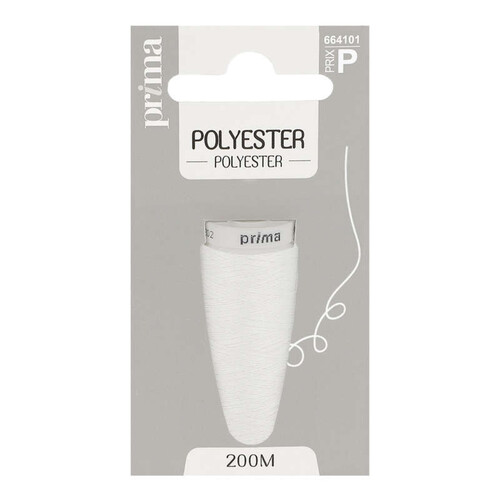 La Brosse et Dupont Fil Polyester Blanc 200m