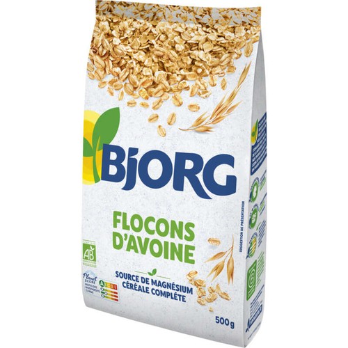 Bjorg Flocons d'Avoine Complète Bio 500g