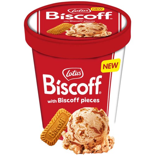 Lotus Biscoff Glace avec des morceaux de biscuits caramélisés 295g