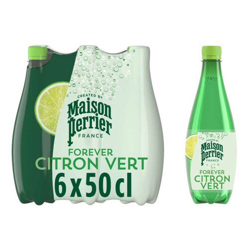 Maison Perrier forever Boisson Gazeuse Aromatisée Citron Vert 6x50cl