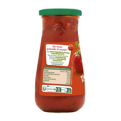 Panzani Sauce Tomate Cuisinées 400 g