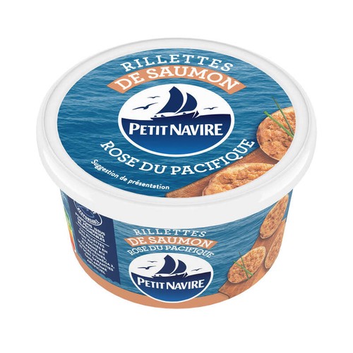 Petit Navire Rillettes de saumon démarche responsable 125g