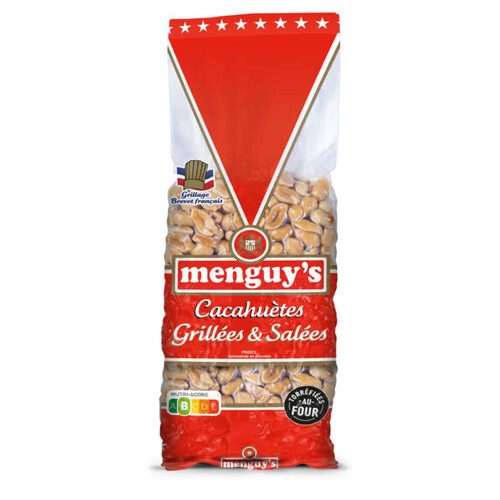 Menguy's cacahuètes grillées et salées le sachet de 400g