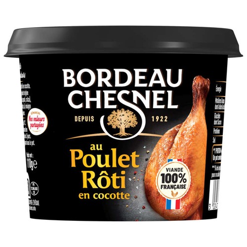 Bordeau Chesnel spécialité charcutière au poulet rôti en cocotte 110g