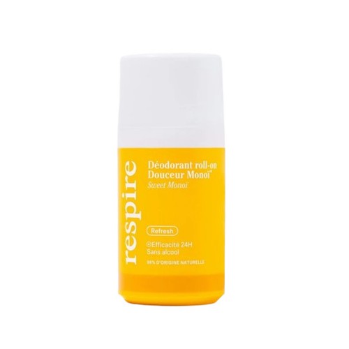 Respire Déodorant roll-on douceur de monoï 50ml