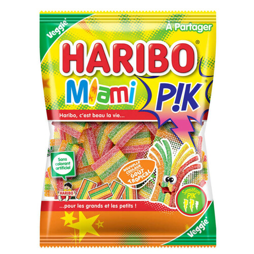 Haribo Bonbons Miami Pik Convient Aux Végétariens 200g