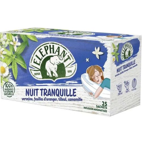 Elephant Infusion Nuit tranquille 20 sachets
