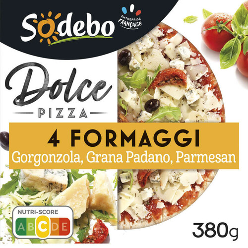 Sodebo Pizza Dolce 4 Formaggi 380g