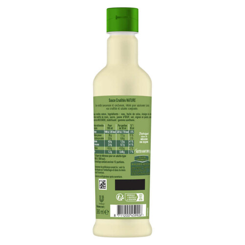 Amora Sauce Crudité Nature 380Ml