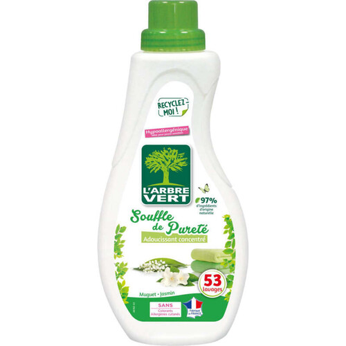 L'Arbre Vert Adoucissant Concentré Souffle de Pureté Ecologique 800ml