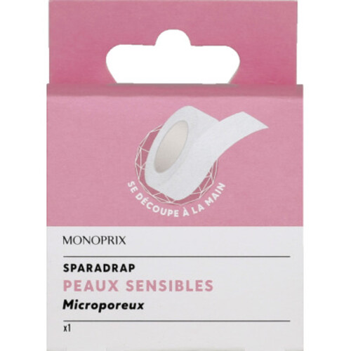 Monoprix Sparadrap Peaux Sensibles 5M