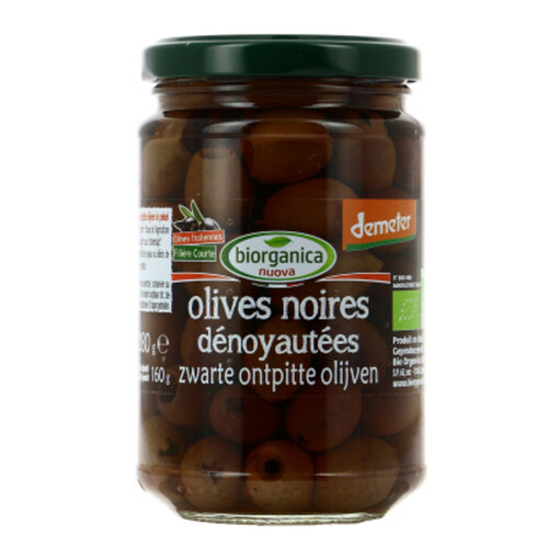 [Par Naturalia] Bio Organica Nuova Olives Noires Dénoyautées Bio 160g