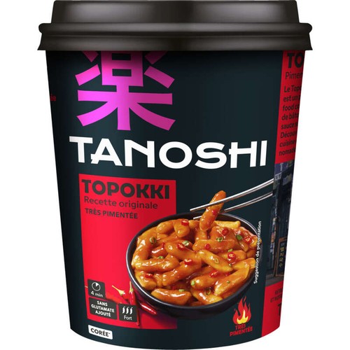 Tanoshi Topokki Fort Recette originale 175g