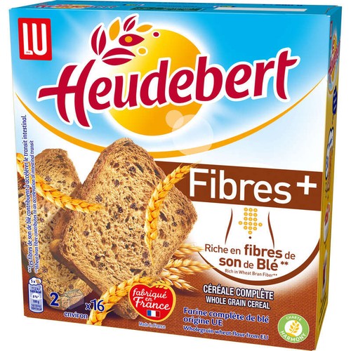 Lu Heudebert Biscottes Fibre + 280g