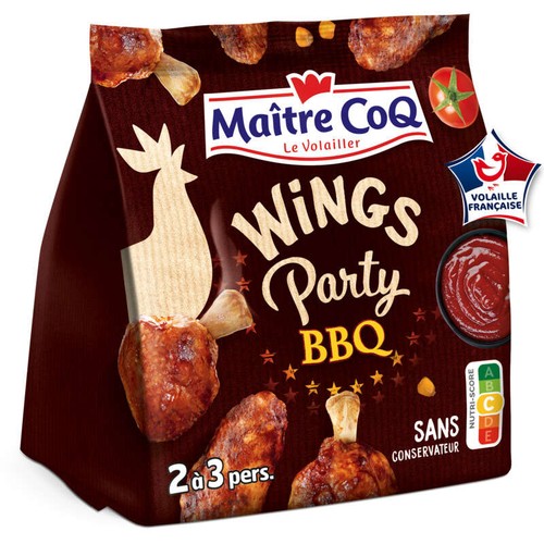 Maître CoQ Wings Party Barbecue 400g