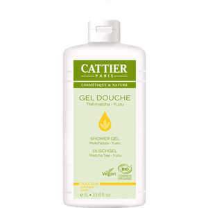 Cattier Gel Douche Thé Matcha Yuzu Bio 1L