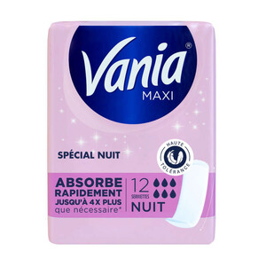 Vania Maxi Serviettes Nuit X12