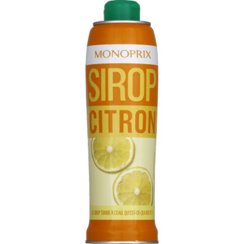 Monoprix sirop citron à diluer 75cl