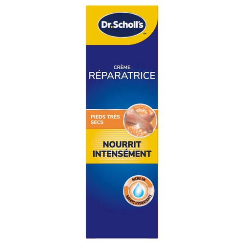 Scholl Crème Réparatrice Pieds Très Secs, Vitamine E + Aloe Vera 75ml