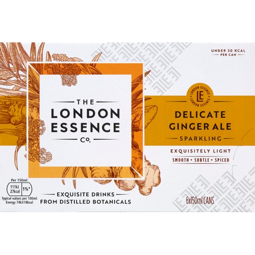 London Essence gingembre 6x15cl