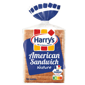Harrys Pain de Mie American Sandwich Nature 550g