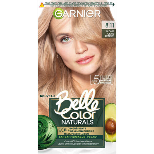 Belle Color Naturals Coloration 8.11 Blond clair cendré