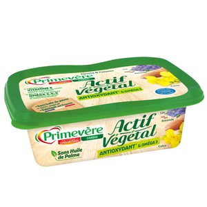 Primevère Margarine Actif Végétal doux 240g