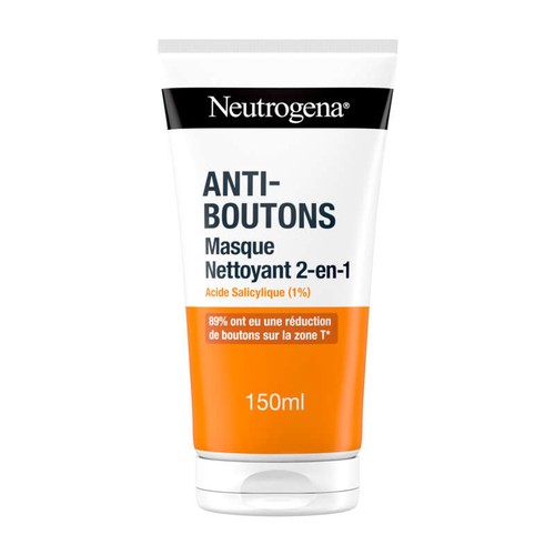 Neutrogena Masque Nettoyant 2-en-1 Anti-Boutons 150ml