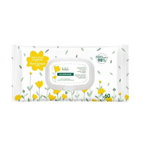 Klorane Bébé Lingettes nettoyantes douceur 3x60