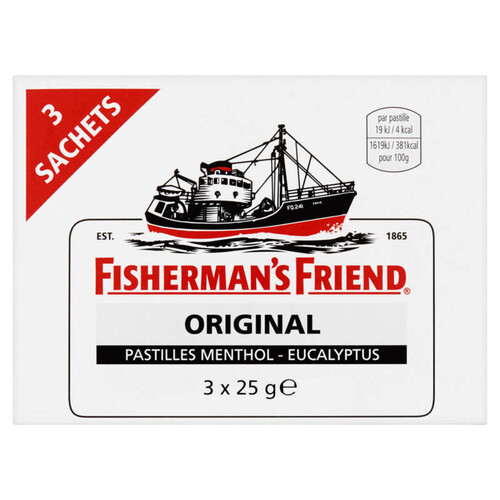 Fisherman's friend Original Pastilles Menthol eucalyptus 3x25g