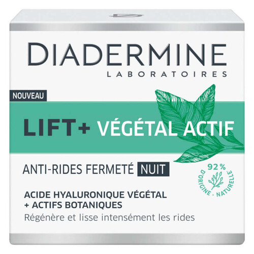 Diadermine Lift+ Végétal Actif Crème de Nuit Anti- Rides Fermeté 50 ml