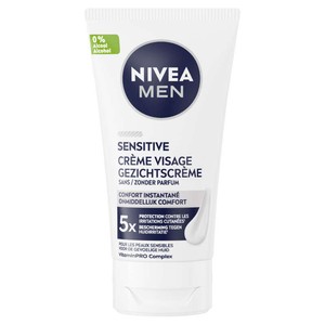 Nivea Soin Apaisant Sensitive, Sans Parfum, Sans Alcool, Hydrate Et Protège 75ml