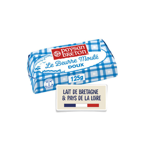 Paysan Breton Beurre Moulé Doux 125g