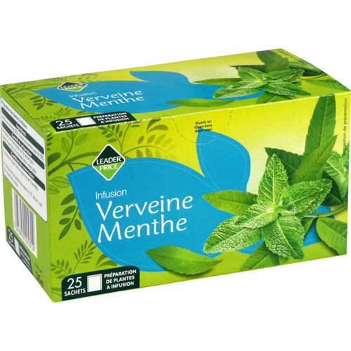 Leader Price Infusion Verveine Menthe 35g