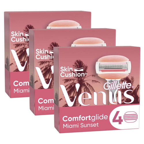 Gilette Lames Venus Miami Sunset ComfortGlide x12