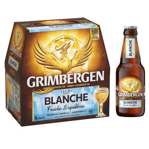 Grimbergen Bière Blanche 6X25Cl