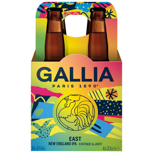 Gallia Bière East New England 6% Vol 4x33cl
