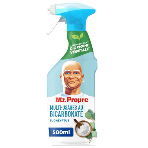 Mr Propre Spray Nettoyant Multi-Usages au Bicarbonate Eucalyptus 500ml
