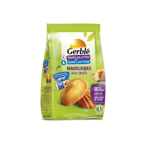 Gerblé Madeleines Aux Oeufs Sans Gluten 200G