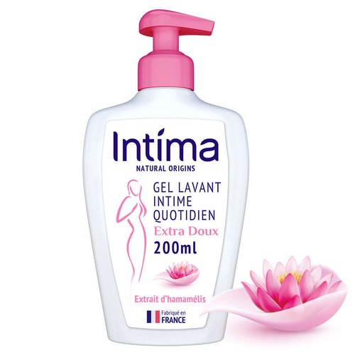 Intima Natural Gel Toilette Intime Extra Doux Hamamélis  200ml