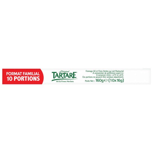 Tartare Ail Et Fines Herbes 10 Portions 160g