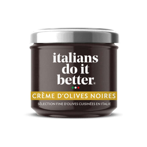 Italians do it better crème d'olives noires 100g