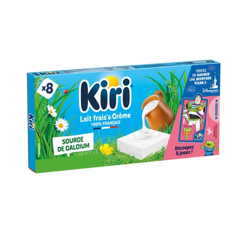 Kiri Crème Fromage enfant 8 Portions 144g