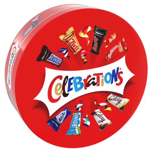 Celebrations Boite métal de chocolats emballés 385g
