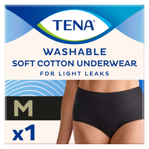 Tena Culotte absorbante lavable  Coton Classic Noir M x1