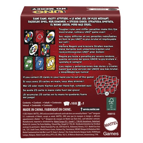 Uno Show 'Em No Mercy Jeu de Cartes Mattel Games