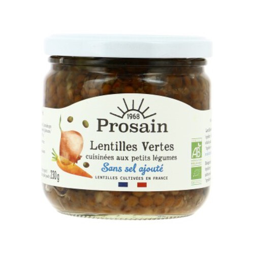 [Par Naturalia] Prosain Lentilles Vertes Cuisinées Bio 230g